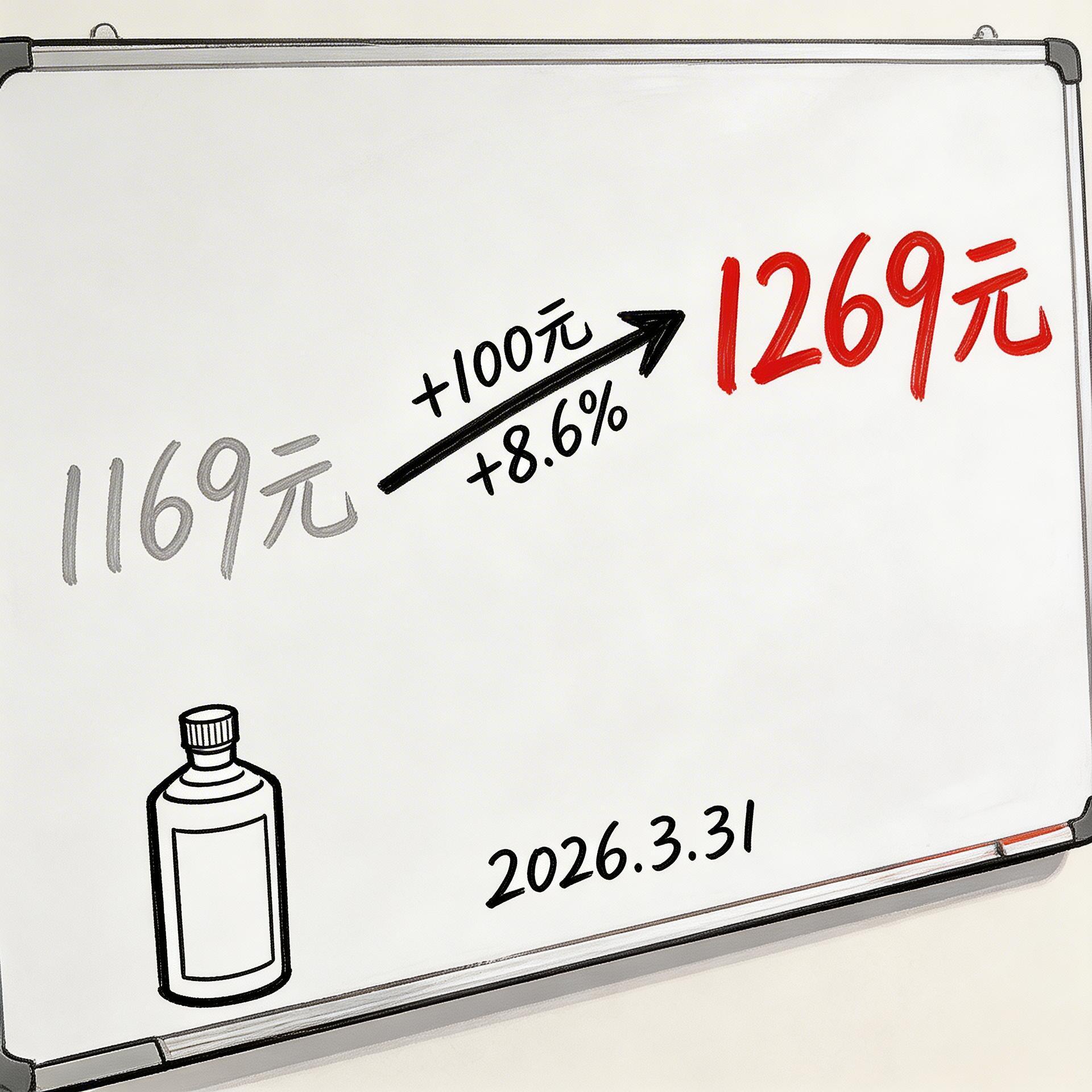 调价事实:价格对比图